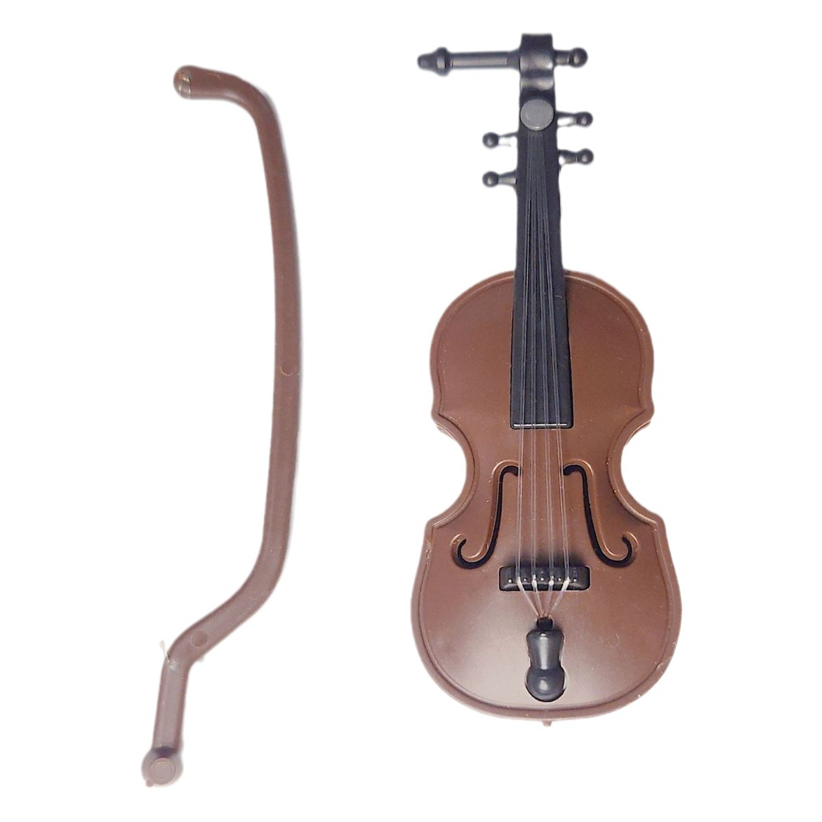Christmas toy simulation violin mini model doll house scene dollhouse pocket play house decoration
