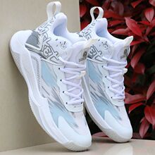 篮球鞋男士透气高帮运动鞋软底耐磨会响的鞋子男潮流百搭休闲鞋男