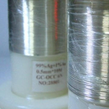 台湾吉铨6N单晶金银合金裸线0.1-2mm音频信号电源数据喇叭连接线