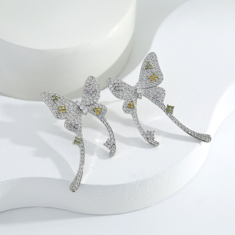 Celebrity-Inspired Butterfly Earrings with a Light Luxury, Elegant, and Versatile Design, Featuring a Sophisticated and Unique Swallowtail Butterfly Style Celebrity-Inspired Butterfly Earrings with a Light Luxury, Elegant, and Versatile Design, Featuring a Sophisticated and Unique Swallowtail Butterfly Style