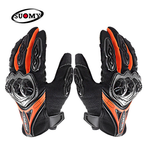Manufacturer wholesale motorcycle full-finger summer gloves touch screen all-season riding motorcycle rider anti-fall off-road gloves for men