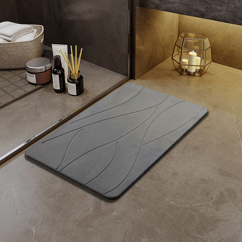 Cross-Border Diatomaceous Earth Hard Mat, European and American Style Bathroom Non-Slip Absorbent Foot Mat, Carpet, Household Kitchen Mat Cross-Border Diatomaceous Earth Hard Mat, European and American Style Bathroom Non-Slip Absorbent Foot Mat, Carpet, Household Kitchen Mat