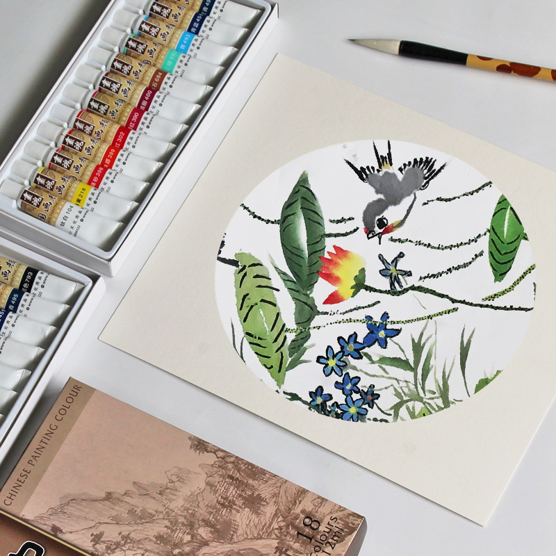 Matisse painting soul Chinese painting pigment set 12 colors 18 colors 24 colors set ink painting pi