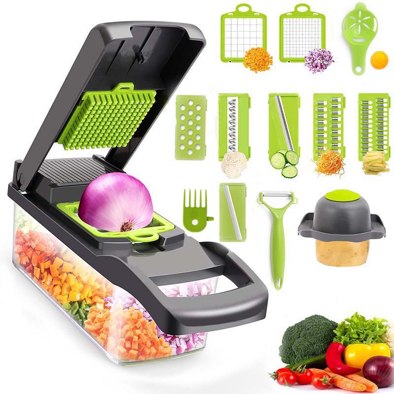 Kitchen vegetable cutter diced potato sh...