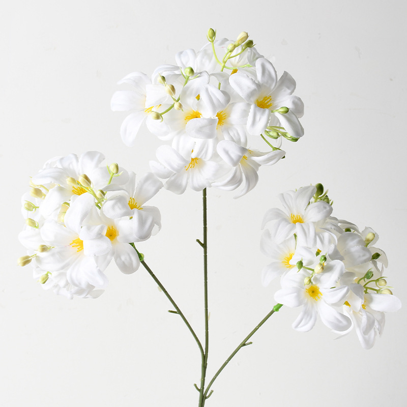 Flores Artificiales de Tela de Seda para Decoración de Bodas y Techo image 96