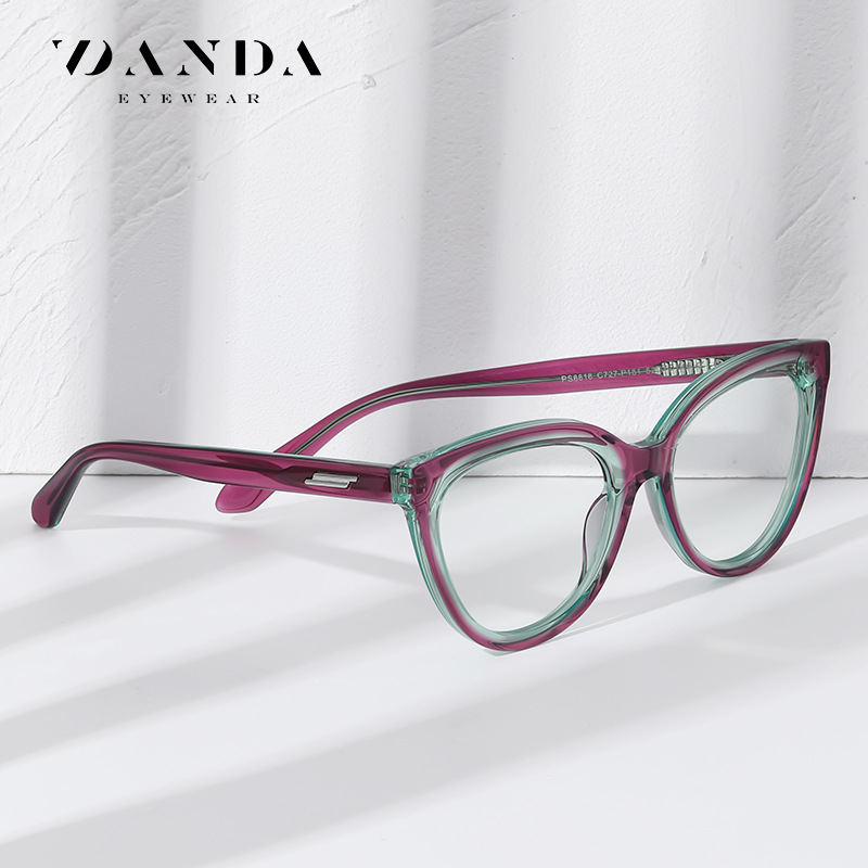 Transmisión en vivo mismo estilo placa gafas PS8818 moda todo-Partido cara-mirando pequeños llanos gafas hombres y mujeres mismo estilo gafas a prueba de luz