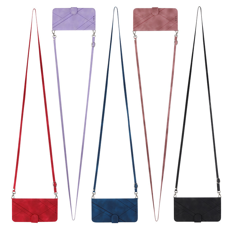 Flip Phone Case Suitable for iPhone 16 Long Rope Shoulder Strap Phone Leather Case Oppo Xiaomi Google Samsung Card Insert Flip Phone Case Suitable for iPhone 16 Long Rope Shoulder Strap Phone Leather Case Oppo Xiaomi Google Samsung Card Insert