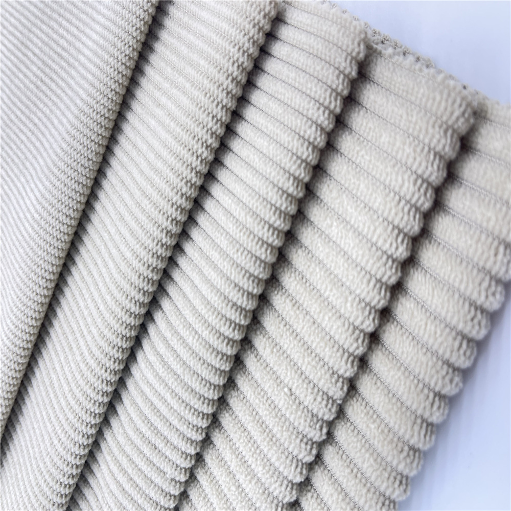 4.5条玉米粒灯芯绒抱枕布涤纶割绒沙发布坐垫料靠垫玩具绒布