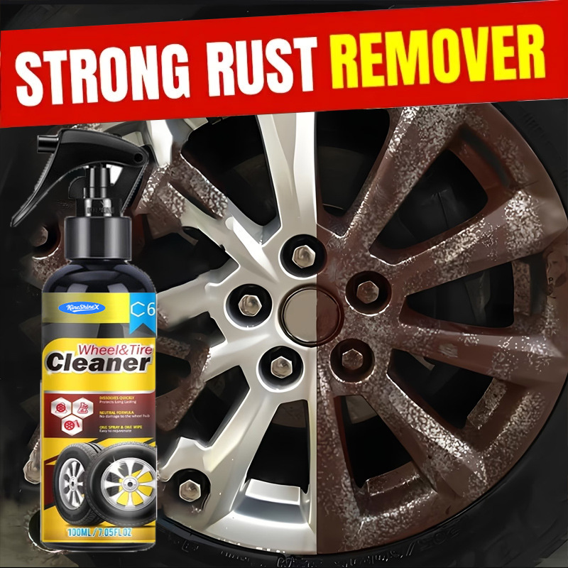 Kineshinex Car Wheel Cleaning Agent, Rust Remover, Car Beauty Wheel Rim Cleaner, Paint Polishing and Refurbishment Kineshinex Car Wheel Cleaning Agent, Rust Remover, Car Beauty Wheel Rim Cleaner, Paint Polishing and Refurbishment