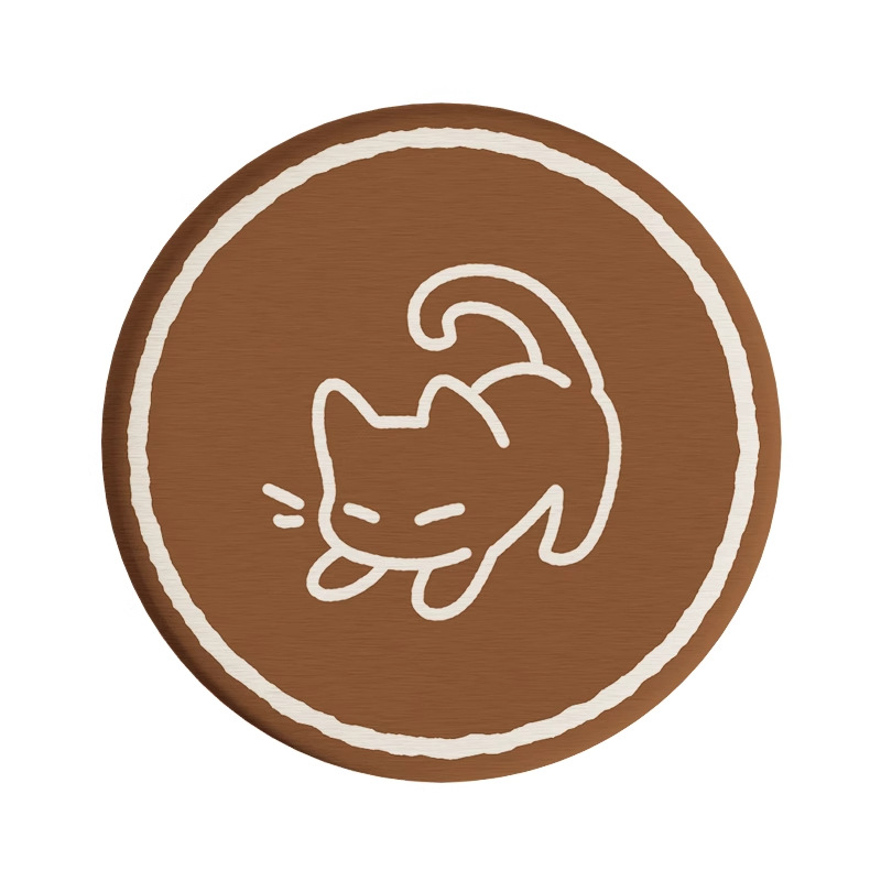 Posavasos de café de oficina de dibujos animados, posavasos de escritorio, posavasos de agua redondos, almohadillas absorbentes de agua de barro de diatomeas, encimera de secado rápido