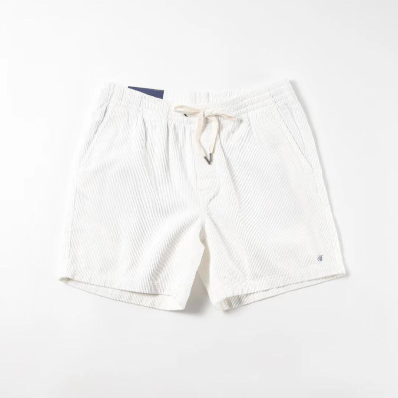 RL ラフポニーロゴルーズ 5 点刺繍夏カジュアルコットンコーデュロイショーツメンズカップルパンツ通気性|undefined