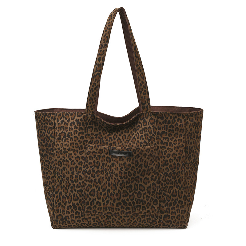 Europa y los Estados Unidos retro leopardo para hombres y mujeres bolsos de hombro bolsos de viaje de gran capacidad bolsos de mano de cacho de invierno niños bolsos de mochila
