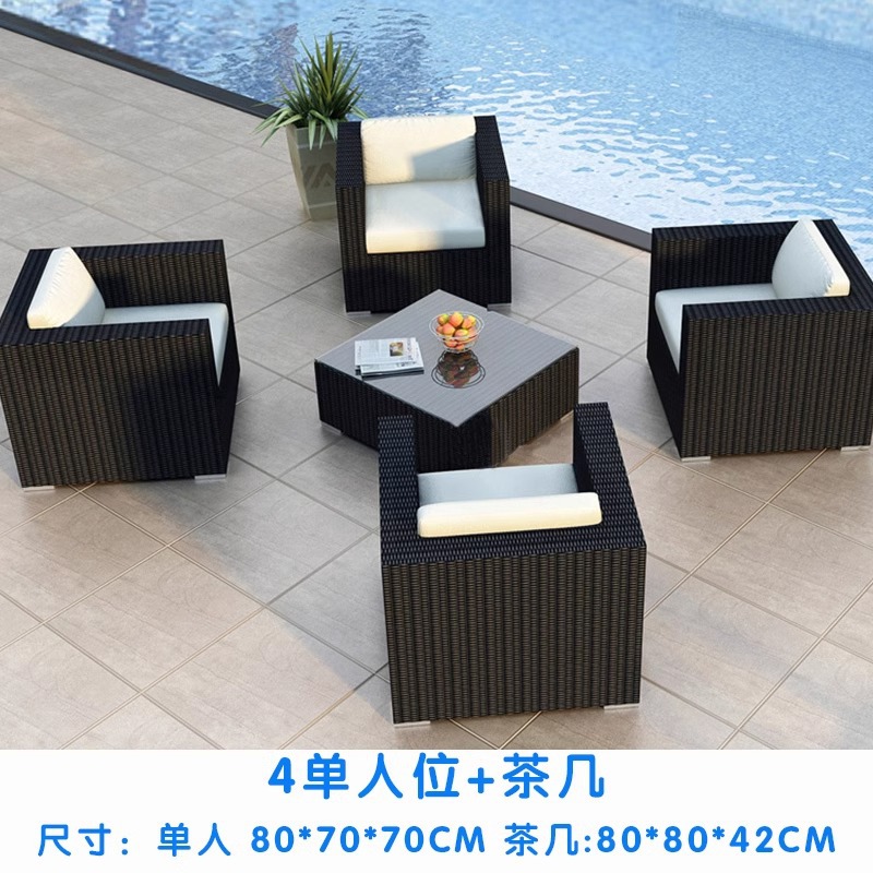 Almacenamiento para 4 personas + mesa de té