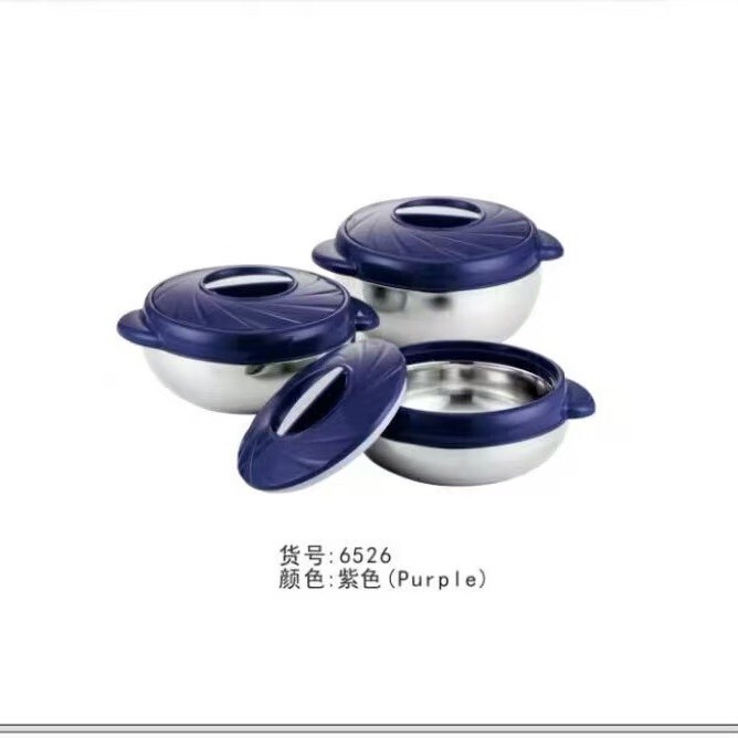 Hot Wheels Stainless Steel Insulation Box 3pc1500ml-2000ml-3000ml