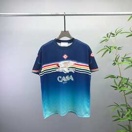 时尚欧货 Ca短袖T恤天使字母印花 男女同款现货棉料 平替跨境内搭