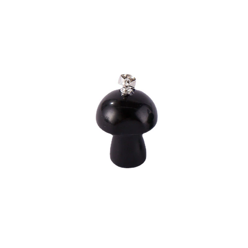 Organic agate pendant, accessory, with gem