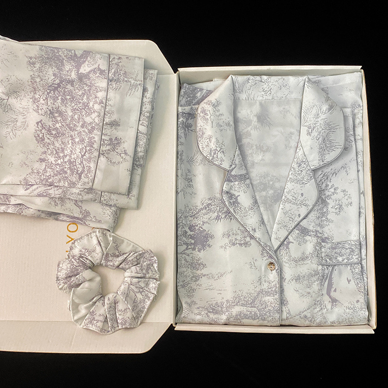 Long sleeve [set] gray ink painting