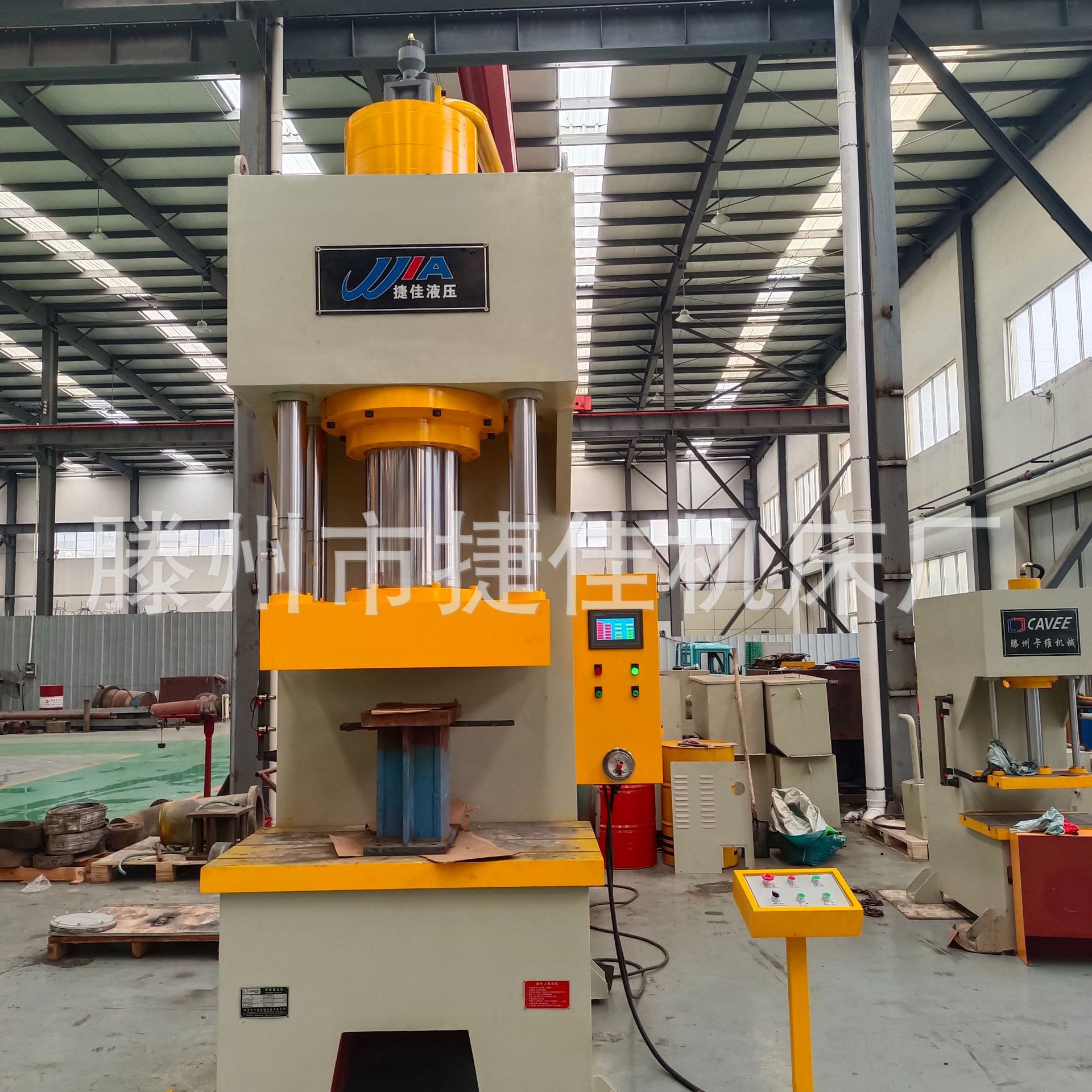 电机铜套压装机 100吨多功能单臂油压机单柱压力机 通用压装机