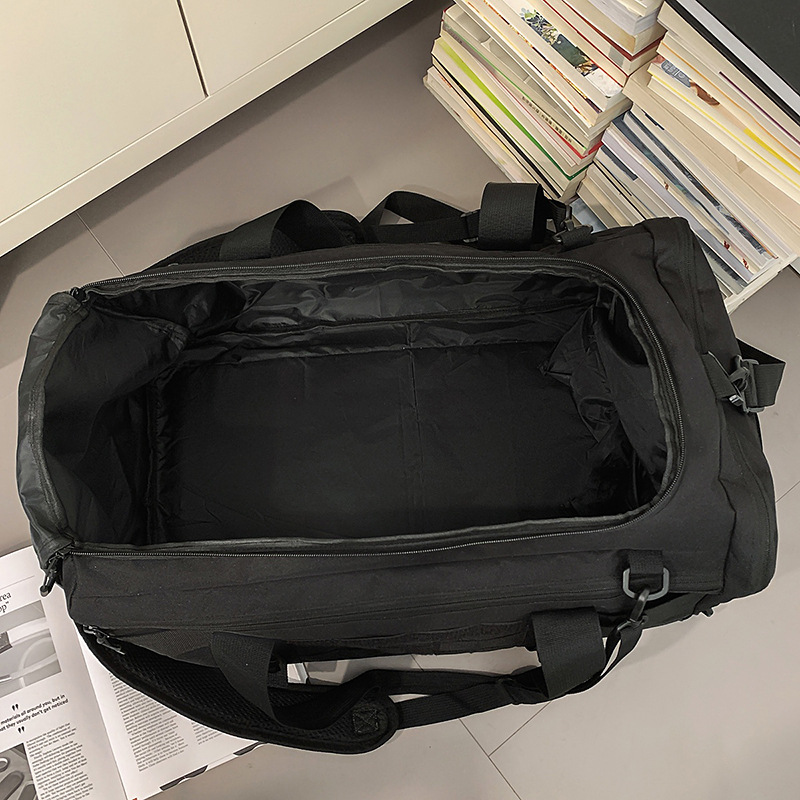 Bolsa de almacenamiento de gran capacidad para hombres y mujeres mochila grande diagonal portátil para exteriores bolsa deportiva bolsa de fitness con bolsa de viaje de partición
