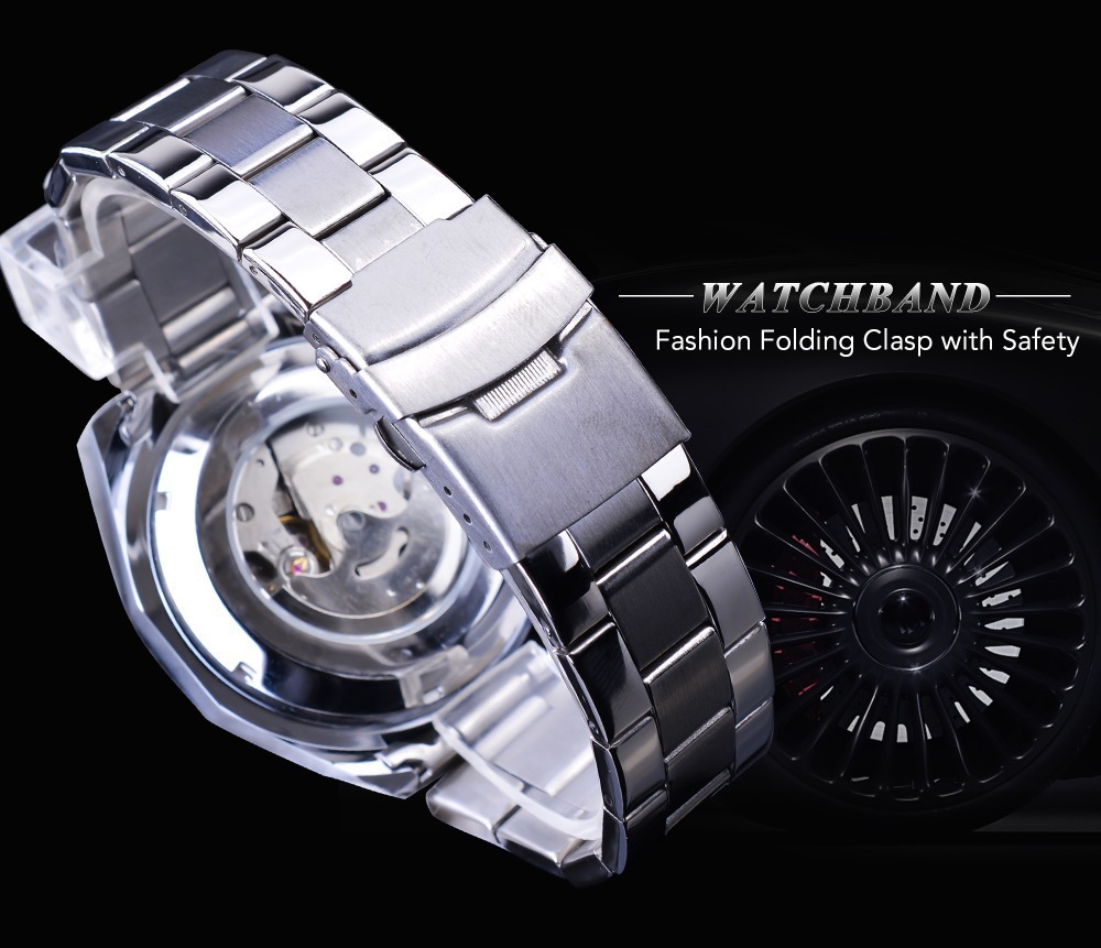 Men's Mechanical Watch Waterproof Automatic Fashion Wristwatch_voghion.com