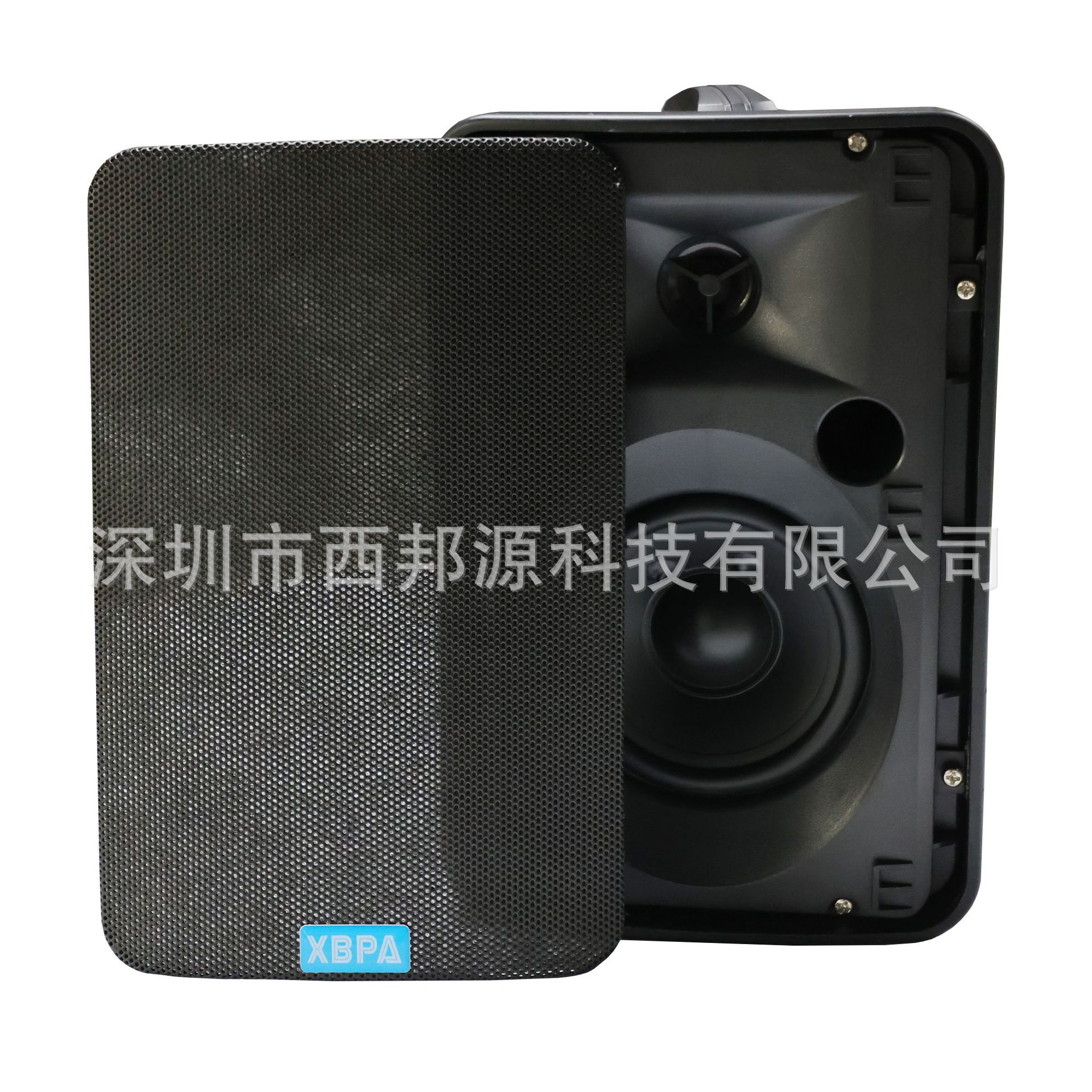 功率可调高端时款壁挂音箱 教室商场会议壁挂扬声器防护等级IP55