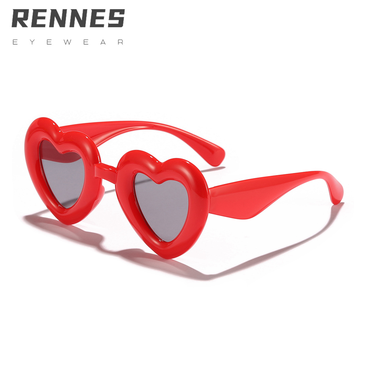 INS estilo nuevo de moda para niños amor moderno retro gafas de sol anti-UV400