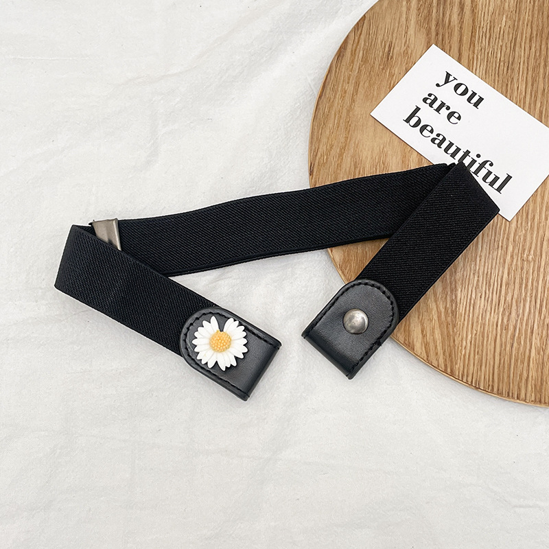 Cinturón invisible sin costuras pantalones perezosos elásticos cinturón de jeans pantalones de hombre de mujer cintura apretada artefacto Mujer