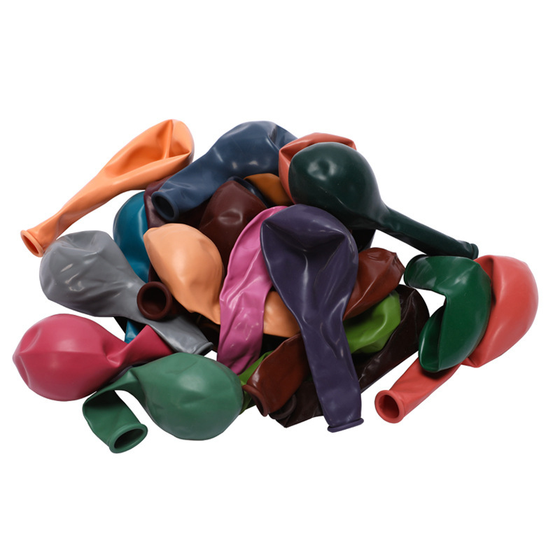 Globo retro transfronterizo 12 pulgadas 2,8G retro engrosada fiesta de cumpleaños globo decoración globo Retro