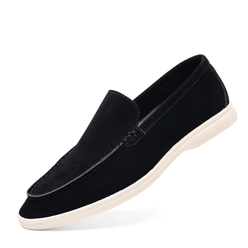 English leisure Loafers retro slip-on driving shoes high-end casual lazy person shoes couple shoes