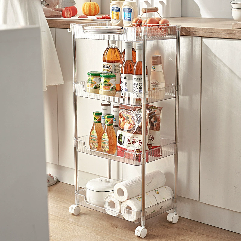 Кухонная стойка для хранения Напольная вращающаяся стойка для приправ Бытовая тележка Многослойная стойка для хранения для ванной комнаты Стол Стеллаж для хранения