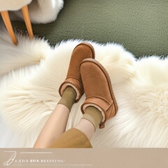 主におすすめする人気商品、新作MINIスノーブーツ、レディースコットンシューズ、暖かいショートブーツ、裏起毛、厚底、滑り止め