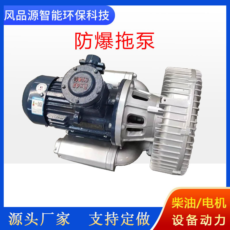 厂家供应漩涡气泵 20kw防爆拖泵风机 气体输送大功率防爆高压风机