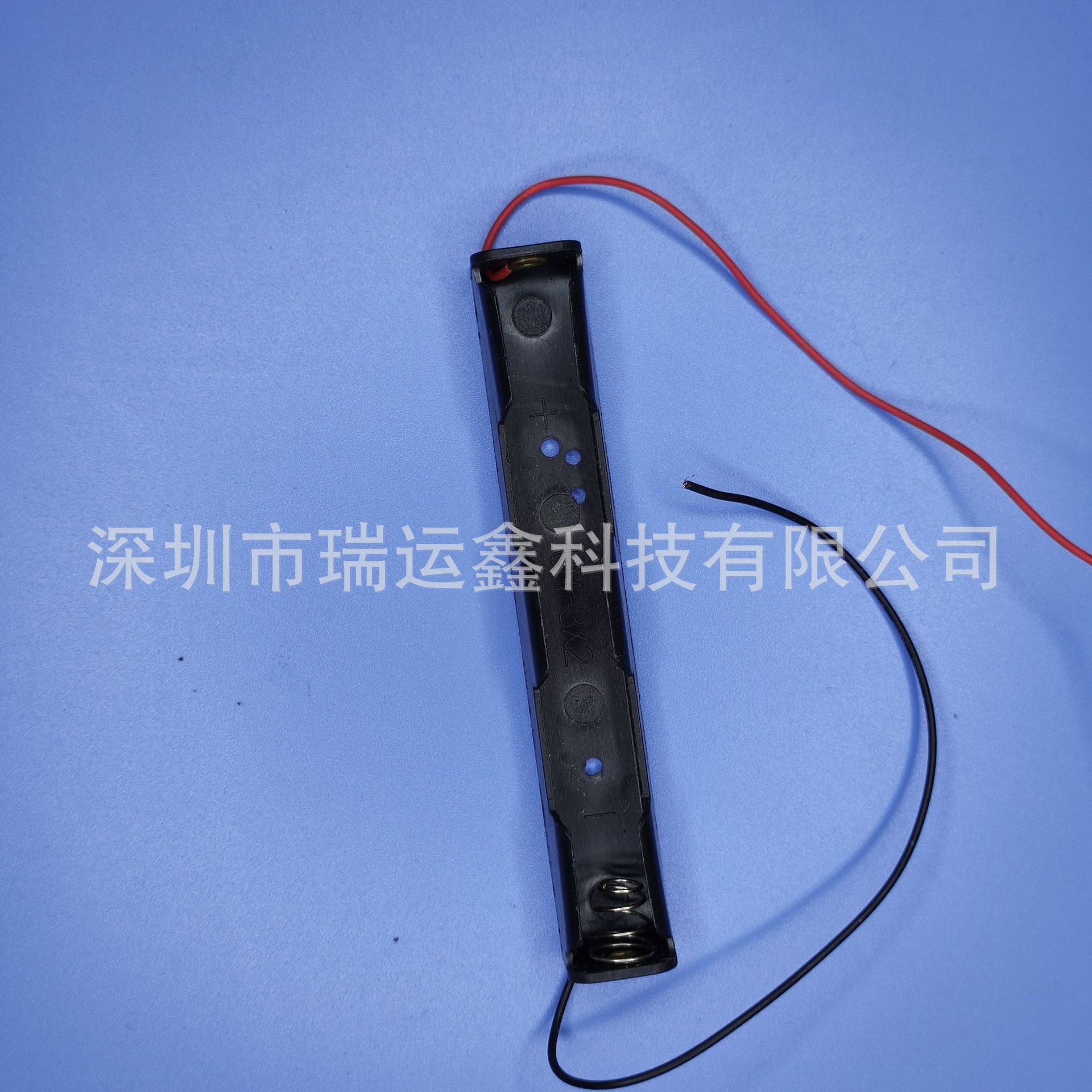 高品质5号2节 五号二节 AA两位 3V长条无盖无开关电池盒