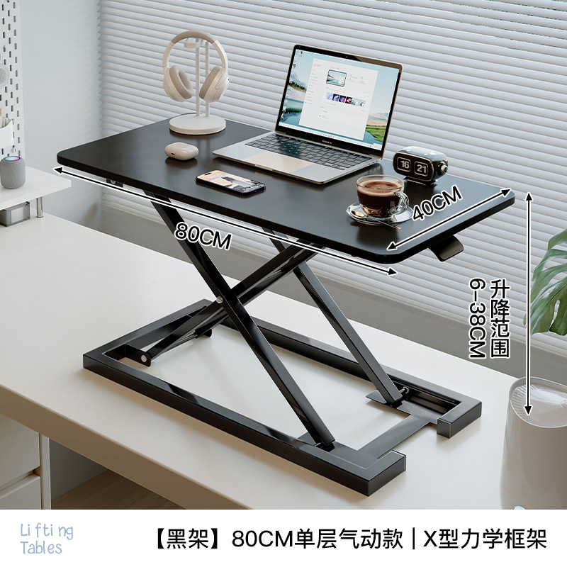 Mesa de trabajo de pie elevable ajustable mesa de computadora portátil soporte de mesa de trabajo plegable elevación de la mesa