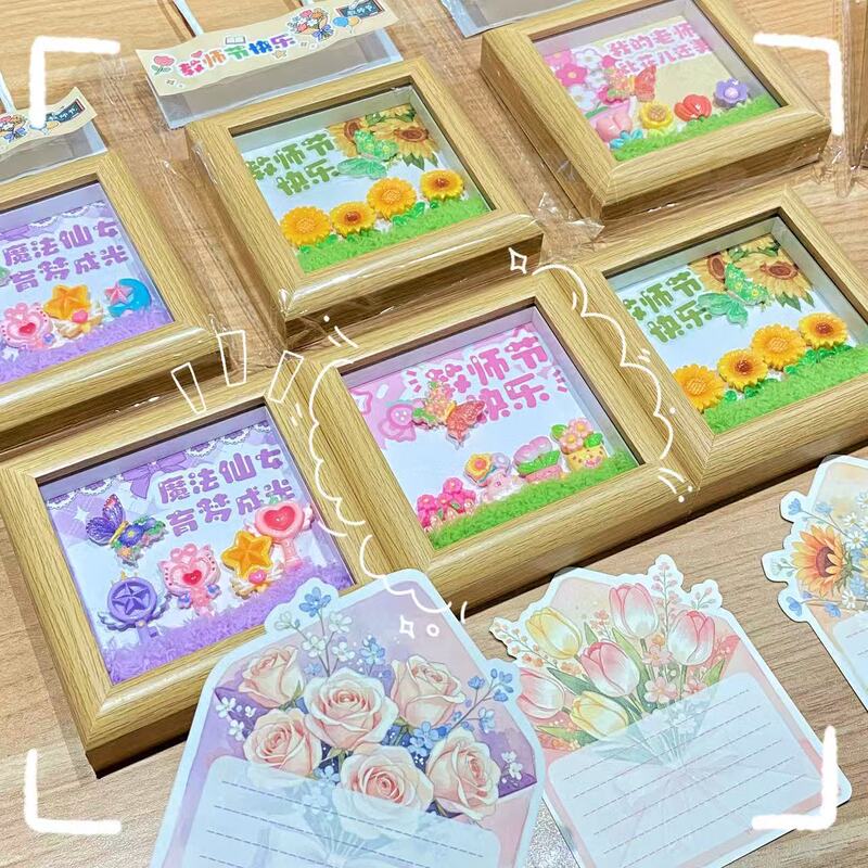 Teacher's Day Gift Sunflower Photo Frame Ornament Creative and Exquisite High-end Desktop Decoration Gift for Students to Give to Teachers Teacher's Day Gift Sunflower Photo Frame Ornament Creative and Exquisite High-end Desktop Decoration Gift for Students to Give to Teachers
