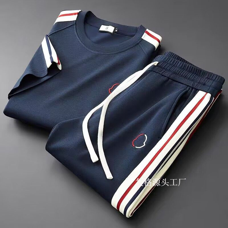 Men's summer silky sports suit