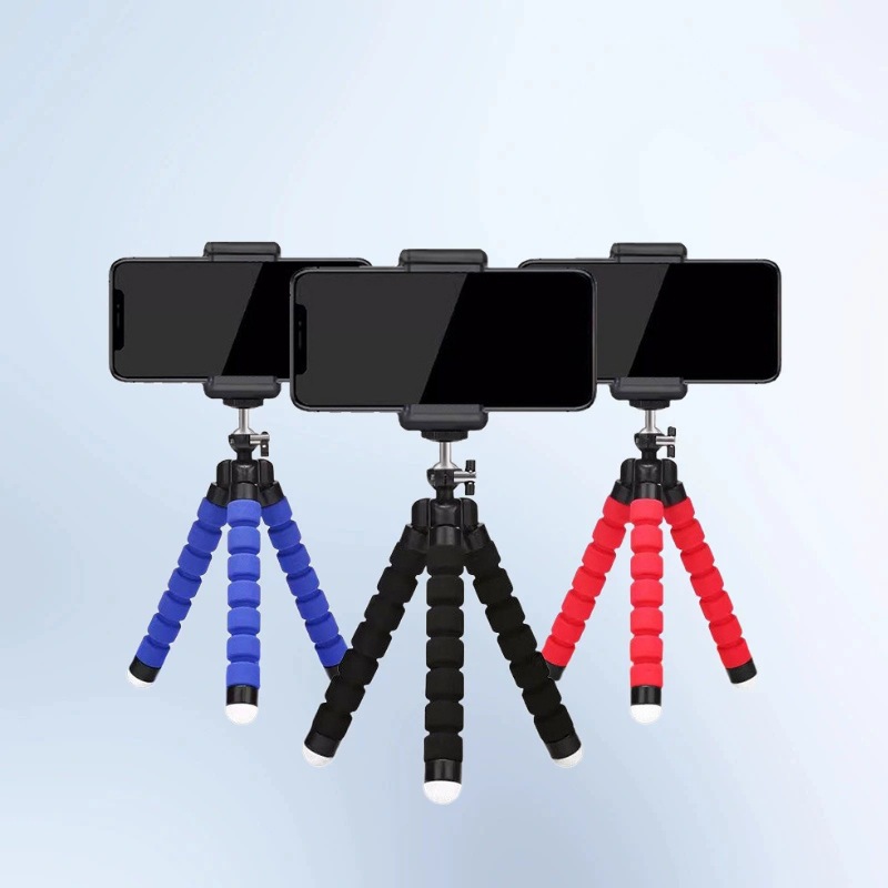Octopus Phone Holder Tripod - Mini Smart Gadget for Live Streaming and Photography - Portable, Handheld, and Foldable