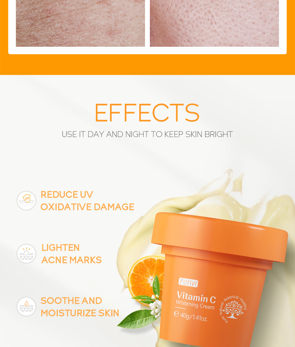 FENYI Vitamin C Cream 40g Hydrating and Moisturizing Cross-border Shrimp Skin Care Products and Cosmetics wholesale undefined