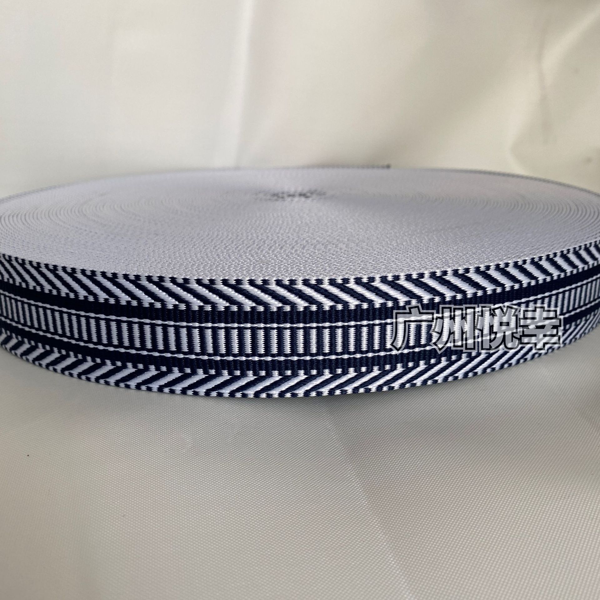 Suministro directo de fábrica bohemio contraste color poliéster jacquard cinta correa de hombro cinturón de libro bolsa cinturón Tejido estilo étnico