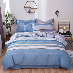 Mercury Home Textiles ピュアコットン 4点セット コットン 学生寮セット シングル ダブル 綿100 クラスA マザー＆ベビーグレード