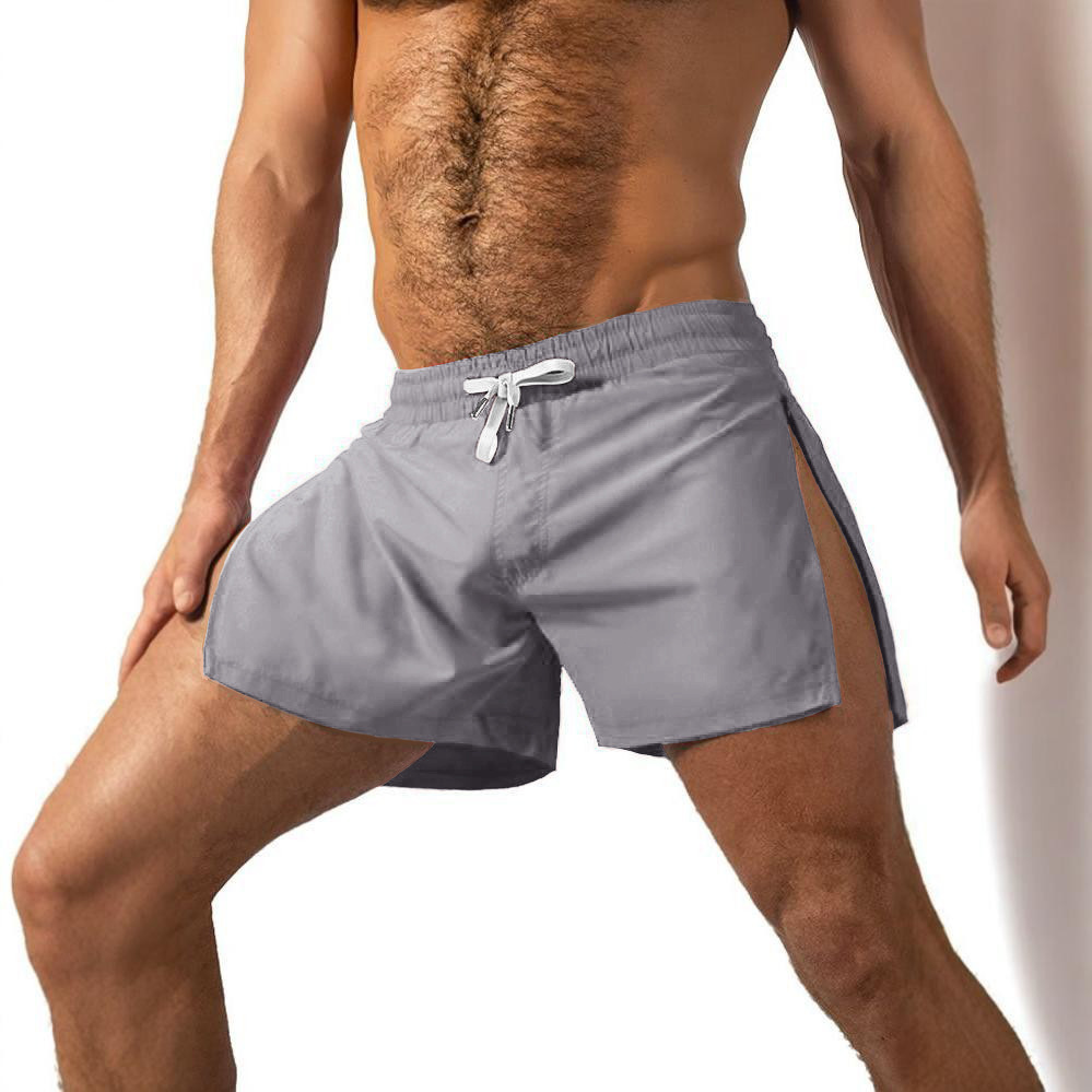 Pantalones deportivos de ocio de comercio exterior transfronterizo pantalones cortos de secado rápido de seda de hielo en verano pantalones cortos de fitness tendencia de carrera de tres puntos para hombres pantalones de Europa