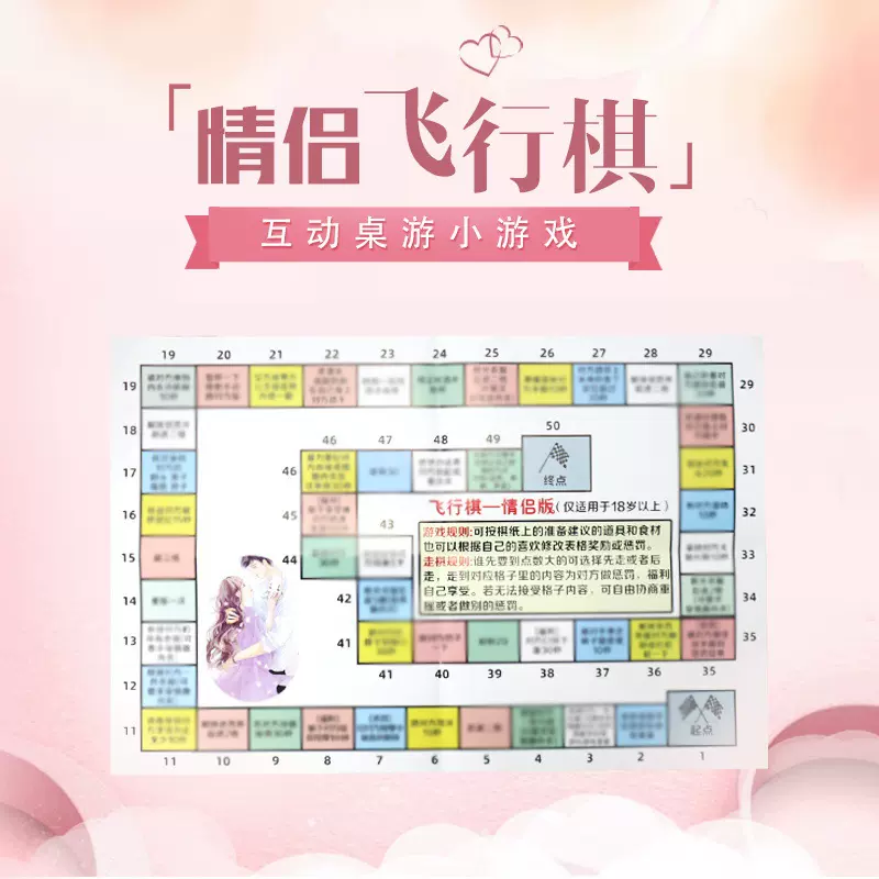 情侣飞行棋激情游戏超污情趣飞行棋私密sm惩罚调情道具一件代发
