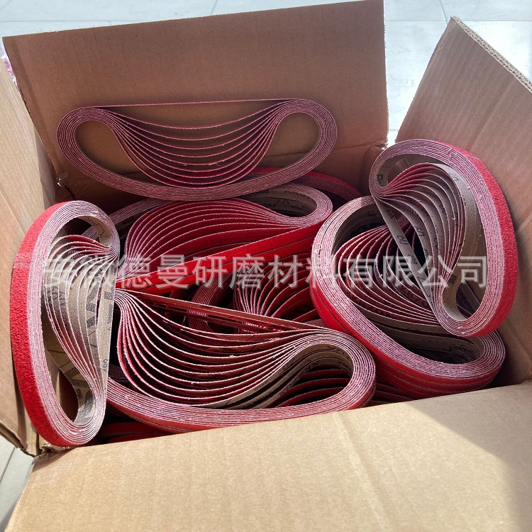 德国VSM陶瓷磨料XK870X气动小砂带10*533mm 金属去毛刺焊缝打磨带