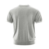 ZH8106-DK夏季百搭T恤休闲短款男装老钱风通勤针织短袖OLO衫，男装针织衫/毛衣，星座614