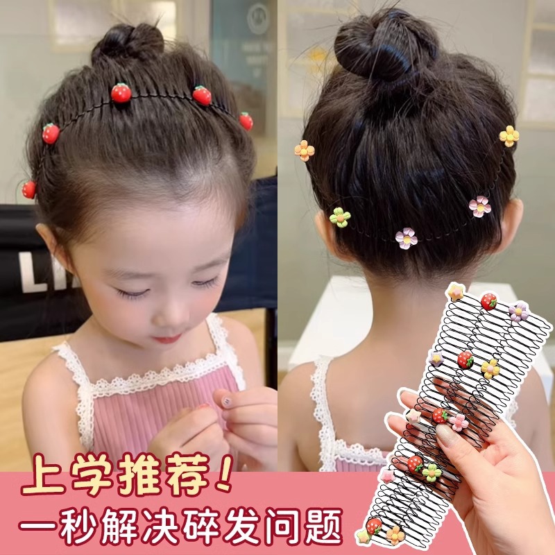 Peinado de niños pinzas de cabello para mujeres 2025 nuevo tipo de cabeza trasera máquina de cabello de tracción de peine de cabello enchufe de peinado adornamiento pinzas de cabello