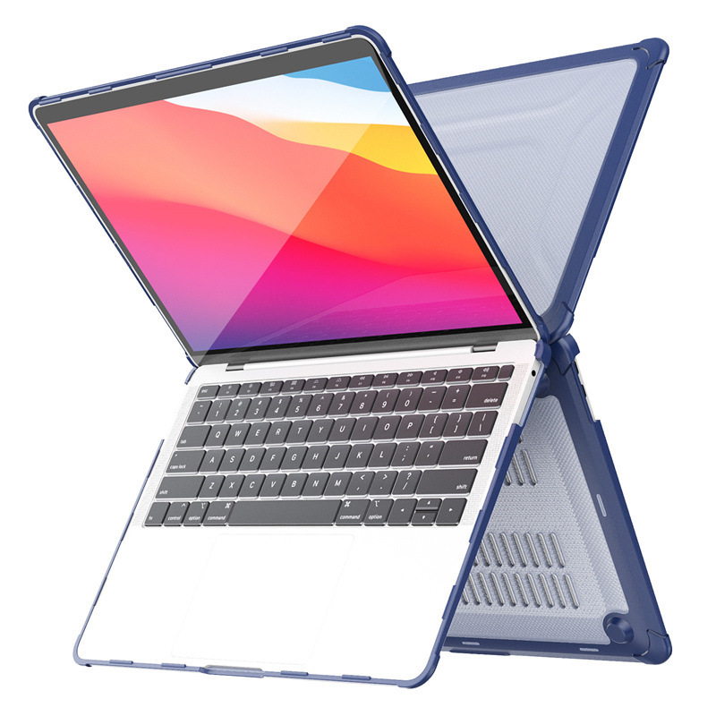 Suitable for MacBook Air13 Notebook Protective Case Starry Sky Cooling Pc Bracket Pro 14 16 Anti-Fall Back Shell