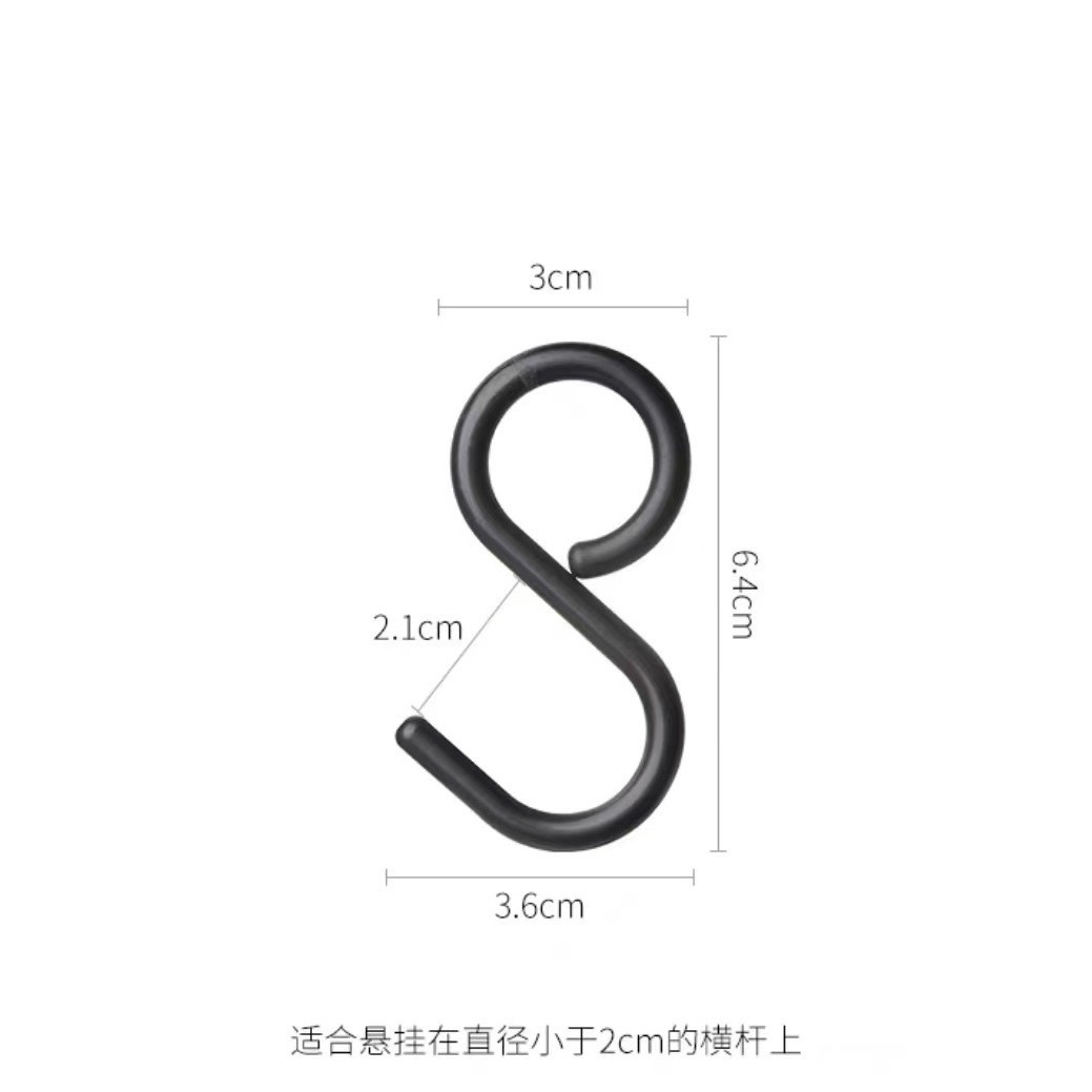 Nuevo hogar S-tipo gancho cocina baño dormitorio especial cabeza suave a prueba de golpes libre multi-funcional gancho