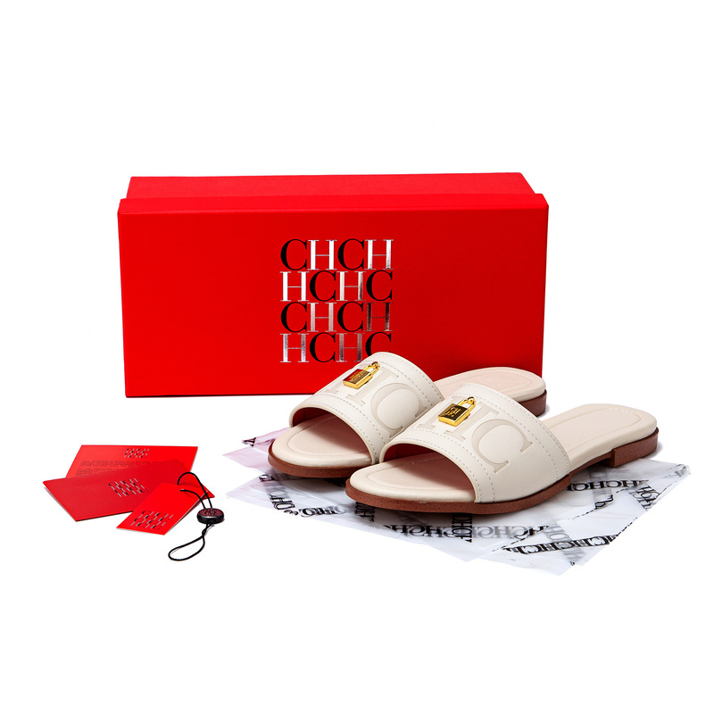 Chhc Cross-Border Exclusive Flat Slippers Gift Box Set, Comfortable Soft Sole, Non-Slip, Suitable for Home and Outdoor Wear, Popular Foreign Trade Wholesale Item