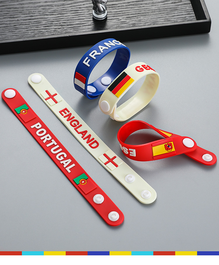 Fashion Letter Silica Gel Unisex wristband 1 Piece