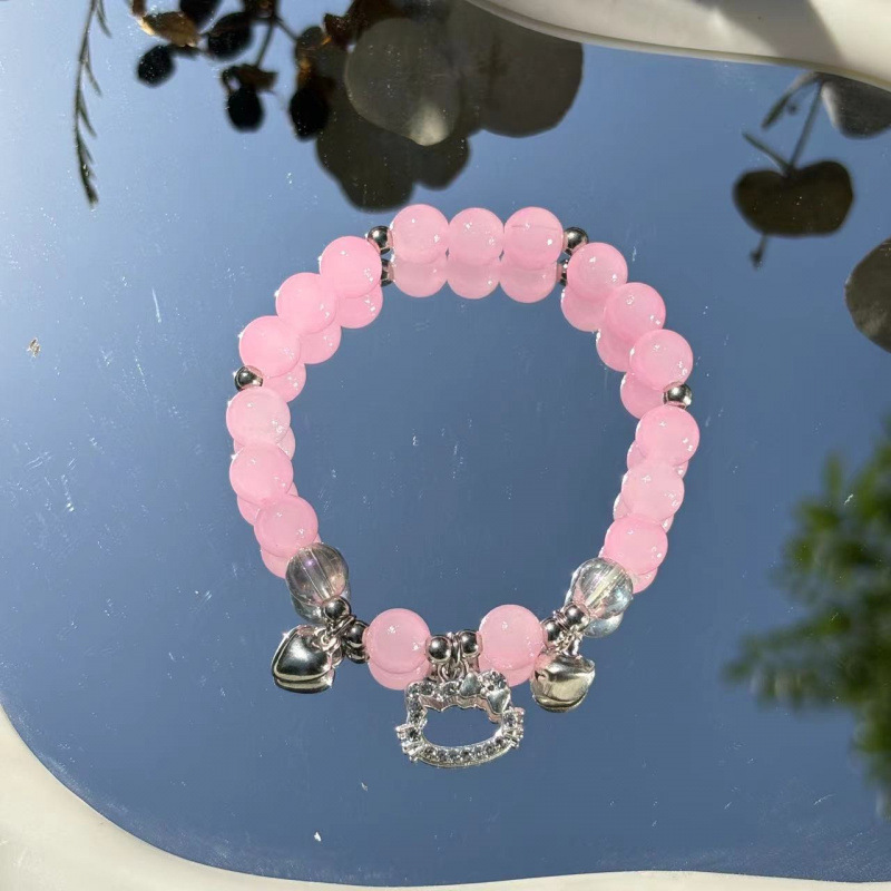 S016-KT 고양이 모조 캣츠아이 팔찌 (핑크)#SZ361호